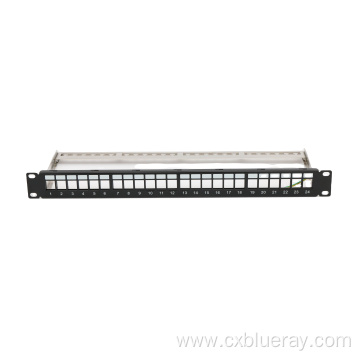 Cable Panel Keystone Jack Cat6A UTP Patch Panel